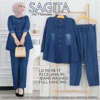 Gambar SETELAN WANITA SAGITA LD 110 UNTUK BERAT BADAN 50 SAMPAI 70 KG dari LADYBOS undefined 4 Tokopedia