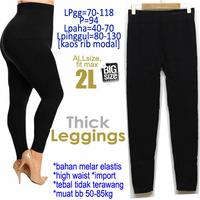 Gambar celana LEGGING PLUS SIZE JUMBO hitam xxxxl 70-100kg dari angela littlemissluluos undefined 3 Tokopedia