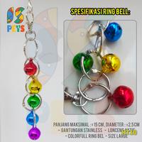 Gambar Ayunan Burung Ring Bel Tali Mainan Lovebird Parkit Falk Conure HT10 dari IS Pets undefined 2 Tokopedia