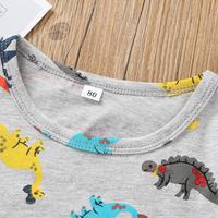 Gambar BAJU KAOS ANAK COWOK LAKI-LAKI LENGAN PENDEK MOTIF DINO PREMIUM MURAH - Ukuran 80 dari Jig Joy undefined 4 Tokopedia