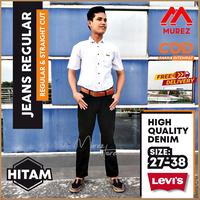 Gambar CELANA JEANS PRIA REGULER HITAM TERLARIS PREMIUM COD SIZE 27-38 - Dongker, 31 dari MUREZ STORE undefined 5 Tokopedia