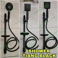 Gambar Shower Panas Dingin Shower Tiang Hitam Kran Bathub Carlo Black Shower - SHOWER TIANG dari Sentral Kamar Mandi undefined 4 Tokopedia