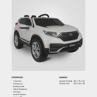 Gambar Mobil Aki Mainan Remote Control 2 GEARBOX AKI 12 VOLT Model CR-V 7788 Bisa Dinaiki Anak Dengan Lampu - Putih, Dus Aja dari PratamaSepeda undefined 3 Tokopedia