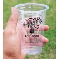 Gambar Gelas Cup plastik 16 oz Datar sablon logo custom - PAKET 500 dari Merahputih.Printing undefined 2 Tokopedia