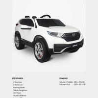 Gambar Mobil Aki Mainan Remote Control 2 GEARBOX AKI 12 VOLT Model CR-V 7788 Bisa Dinaiki Anak Dengan Lampu - Putih, Dus Aja dari PratamaSepeda undefined 5 Tokopedia