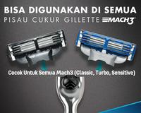 Gambar Gillette Mach 3 Razor Refill 2/4 Pcs Original Produksi Terbaru - RAZOR SET dari Razor Mens undefined 4 Tokopedia