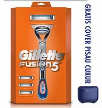 Gambar Alat Cukur Gillette Fusion 5 Set Handle + 3 Refill MFG Terbaru dari Razor Mens undefined 1 Tokopedia