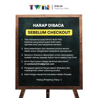 Gambar POSTER STIKER TEMPEL POLYFOAM dari Twinadvertising undefined 4 Tokopedia