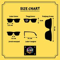 Gambar kacamata (frame + lensa) photocromic berubah warna model kotak 1924 dari Glory indonesia undefined 2 Tokopedia