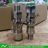 Jual Cable Gland Cmp Uk 20E1FW1RA M20 Full armor BRASS NICKEL PLATE ...