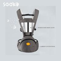 Gambar Hayylife X Sooka Gendongan Bayi Depan Hipseat / Baby Carrier Ransel - Cokelat dari hayylife undefined 4 Tokopedia