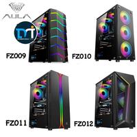 Gambar AULA FZ009 FZ010 FZ011 FZ012 - RGB Tempered Glass ATX Gaming Case - FZ009 dari Duta Mandiri Infokom undefined 1 Tokopedia