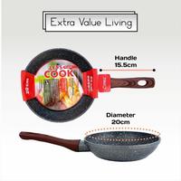Gambar Wajan Fry Pan Marble Induksi 20cm FP-0630 Anti Lengket ORIGINAL - Dengan Tutup dari Home Electro undefined 5 Tokopedia