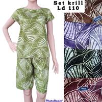 Gambar PROMO !! SET KRILL MURAH MOTIF ACAK RANDOM | BAJU TIDUR ADEM MURAH - GROSIR dari batik hawa undefined 5 Tokopedia