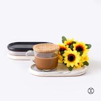 Gambar CONCREATE Double Coaster Terra / Tatakan Gelas / Alas Gelas / Tray - Kuning dari Concreate living undefined 2 Tokopedia