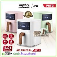 Gambar Mito AF 1 Air Fryer Penggorengan Elektrik Alat Menggoreng Tanpa Minyak - Pink Wood dari Jawa Electrik undefined 1 Tokopedia