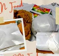 Gambar Kertas Nasi Fried Chicken 50 pcs- Kertas Pembungkus Nasi Ayam Chicken dari KaEn Food Rumah Kebab undefined 5 Tokopedia
