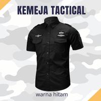 Gambar Baju Kemeja Tactical Biru Navy Lengan Pendek Pria S M L XL XXL XXXL 5L - Biru Navy, S dari Maxima Lau Shop undefined 3 Tokopedia