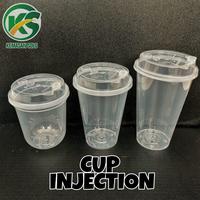 Gambar Gelas Thinwall Cup PP Injection 500ml 16oz (Cup+lid+stopper) PREMIUM dari Kemasan Solo undefined 3 Tokopedia