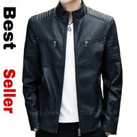Gambar Jaket Kulit Pria Pu Leather Original Elegant Jaket Motor Racing Keren - gantungan stnk, Hitam dari RM KULIT undefined 1 Tokopedia