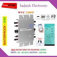 Gambar WVC-1200-Life (WIFI) Micro Grid Tie Inverter GTI 1200W PV 22-60V dari badank Electronic undefined 1 Tokopedia