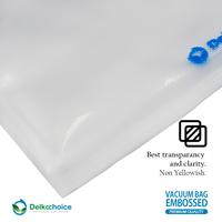 Gambar Plastik Vacuum Bag EMBOSS Vakum DELKOCHOICE SEALER MAKANAN / SATUAN dari Sultan Packing undefined 3 Tokopedia