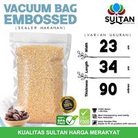 Gambar Plastik Vacuum Bag 23x34cm Emboss Delkochoice Vakum Sealer Makanan dari Sultan Packing undefined 1 Tokopedia