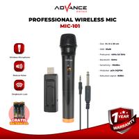 Gambar Advance Mic Professional Wireless Microphone Single MIC-101 dari Advance DIgitals Store undefined 1 Tokopedia