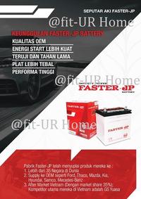 Gambar Aki Mobil FASTER JP NS60 NS60L NS60LS Aki Basah - NS60 dari fit-UR Home undefined 1 Tokopedia