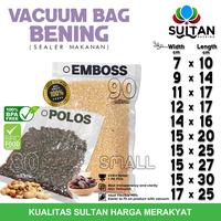Gambar Plastik Vacuum Bag 14cm x 16cm POLOS / EMBOSS Vacum Vakum Sealer - Polos 80mic dari Sultan Packing undefined 2 Tokopedia