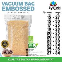 Gambar Plastik Vacuum Bag EMBOSS Vakum DELKOCHOICE SEALER MAKANAN / SATUAN dari Sultan Packing undefined 1 Tokopedia