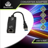 Gambar Quinton kabel adapter converter USB to lan / RJ45 100mbps usb 2.0 / usb 3.0 1000mbps dari quinton jakarta undefined 1 Tokopedia