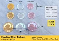 Gambar Replika Dinar Dirham - Dekorasi mahar - Ready Stock - Silver, Dinar dari Surabaya Laser Cutting undefined 1 Tokopedia