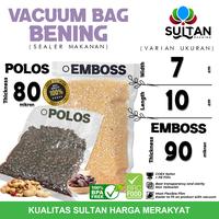 Gambar Plastik Vacuum Bag 7x10cm POLOS EMBOSS SEALER DELKOCHOICE SATUAN - POLOS dari Sultan Packing undefined 1 Tokopedia