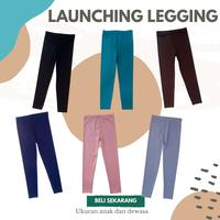 Gambar Celana Legging Anak Perempuan dan Dewasa Bahan Spandek Premium - black, size L dari Mozaiku undefined 1 Tokopedia
