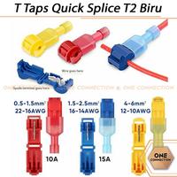 Gambar Penyambung Kabel/Kabel Jumper T Wire Connector Split Suntik T1 Merah dari OneConnection undefined 1 Tokopedia