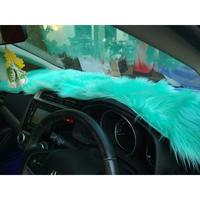Gambar Alas Cover Dashboard Mobil Aksesoris Bulu Premium Universal Import - pink/magenta dari DEVIT SHOP undefined 3 Tokopedia