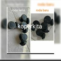 Gambar ganti 4 roda koper lojel double - single, 1 set=4roda dari Koperkita undefined 2 Tokopedia