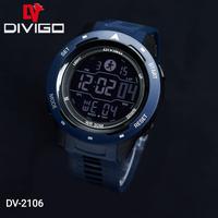 Gambar Jam Tangan Pria Digital DIVIGO DV-2106 Man original 3ATM - Hitam dari hosse acc undefined 2 Tokopedia