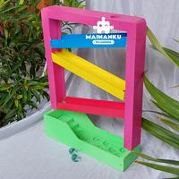 Gambar Mainan Edukasi Seluncuran Kelereng dari Mainanku Ya Lumintu undefined 2 Tokopedia
