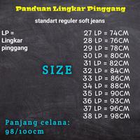 Gambar Standart Reguler Soft Jeans Pria Poli 28-38 Bahan Polinosik Melar Kualitas Halus Tebal Celana Jeans Murah Pensil Cowok Straight - Biowash, 30 dari RAJA OBRAL SURABAYA undefined 2 Tokopedia