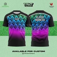 Gambar Baju Jersey Full Printing BADMINTON-11 - S dari Officialtomketsport undefined 1 Tokopedia