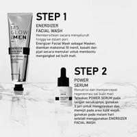 Gambar Paket MS Glow For Men - Facial Wash Cream Serum Sunscreen Lotion - Energizer FW dari Vamos IND undefined 2 Tokopedia