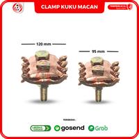 Gambar Klem Kuku Macan Tembaga Asli Ukuran 16 25 35 50 70 95 120mm2 - 25mm dari Wilightpro undefined 2 Tokopedia