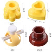 Gambar Cetakan Donat Plastik Doughnut Mold Bentuk Motif Bulat Hati Love Bunga - Bulat dari BaruchShop undefined 3 Tokopedia
