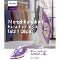 Gambar PHILIPS SETRIKA UAP HD 1418 STEAM IRON SPRAY TAPAK ANTI LENGKET 400 W dari JIMMY EP PLUS JAYA STORE undefined 1 Tokopedia