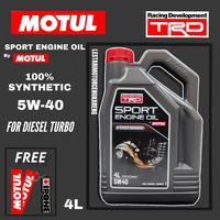Gambar MOTUL Oli Mobil TRD Sport Engine Diesel Turbo 5W-40 4000ml 100% Sintetik API CF Performance ACEA C3 Bonus Stiker & Gantungan Kunci - Car dari Lestari Motor 2 undefined 1 Tokopedia
