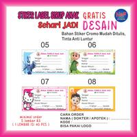 Gambar Label obat syrup / Etiket obat syrup / Stiker label obat Custom dari Bagas Stiker Label undefined 3 Tokopedia