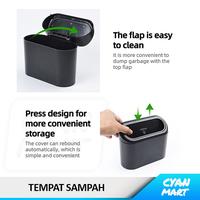 Gambar Tempat Sampah Mobil Anti Tumpah Automotive Car Trash Can Dust Bin - Hitam dari CyanMart undefined 3 Tokopedia