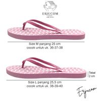 Gambar Sandal Jepit Sponge Wanita Pria Ombak Gelombang Size 36 - 40 dari erjucom undefined 3 Tokopedia